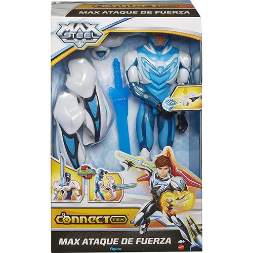 Boneco Max Steel Max Turbo Ataque Duplo Mattel